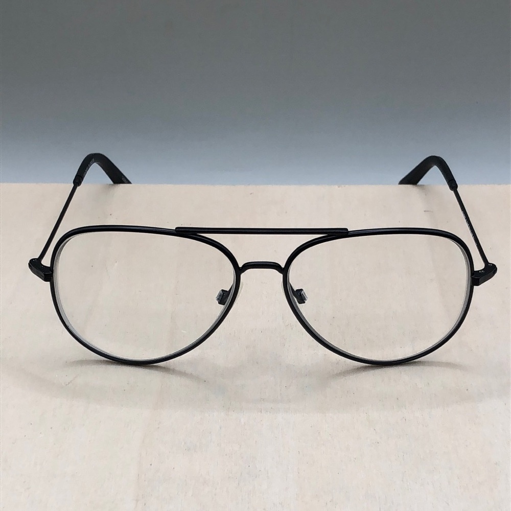 Warby Parker Raider W 2415 Aviator Glasses Black Unisex FRAMES ONLY 58-14-140